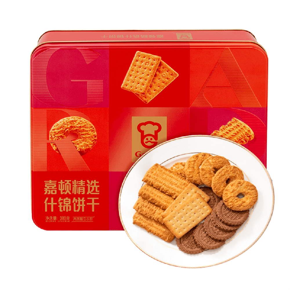 嘉顿-精选什锦饼干380